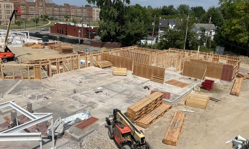 Marquee Construction In Progress
