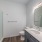 glassed, walk-in bathroom shower